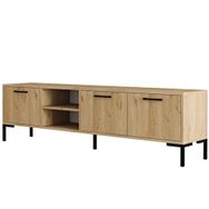 Mezza 1596 Sepet Rengi Aurora 180 cm Metal Ayaklı Tv Ünitesi