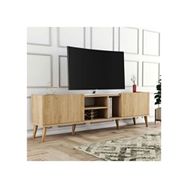 Mezza Lotus 1350 180x34 cm Ahşap Ayaklı Sepet Rengi TV Ünitesi