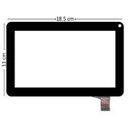 MF-309-070F-G Siyah Dokunmatik Tablet Camı