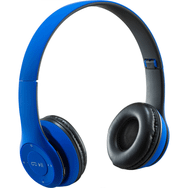 MF Product Acoustic 0131 Mavi Mikrofonlu Kulak Üstü Kablosuz Bluetooth Kulaklık