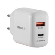 MF Product Jettpower 0357 Beyaz 18W Pd Usb Duvar Şarjı