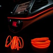 MFK Araç İçi Turuncu İp Led-Neon Led-Şerit Led Torpido Ledi