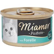 Miamor 85 gr 12 Adet Pastete Alabalıklı Yetişkin Kedi Konservesi