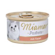 Miamor 85 gr x 12 Adet Pastete Sülünlü Tahılsız Kedi Konservesi