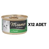 Miamor 85 grx12 Adet Kedi Sülünlü Pastete