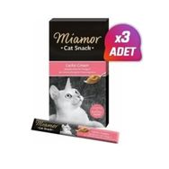 Miamor Cream 6x15 gr 3 Adet Somonlu Kedi Ödülü