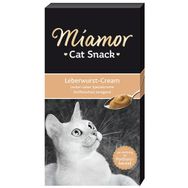 Miamor Cream 6x15 gr Ciğerli Tamamlayıcı Ek Besin ve Kedi Ödülü