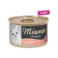 Miamor Pastete 6x85 gr Somonlu Tahılsız Kedi Konservesi