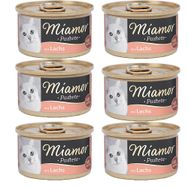 Miamor Pastete Somonlu 6x85 gr Yetişkin Kedi Konservesi