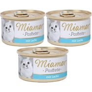 Miamor Pastete Somonlu 85 gr 3 Lü Paket Yetişkin Kedi Konserve Maması
