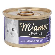 Miamor Pastete Yürekli Tahılsız 4x85 gr Kedi Konservesi