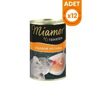 Miamor Vital Drink 12x135 ml Tavuklu Kedi Çorbası