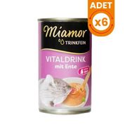 Miamor Vital Drink Ördekli 6x135 ml Kedi Çorbası