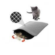 Miapet 60x45 cm Gri Elekli Kedi Tuvalet Önü Paspası