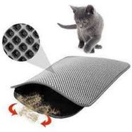 Miapet 80 x 59 cm Gri Elekli Kedi Tuvalet Önü Paspası