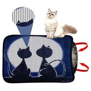 Miapet Elekli Desenli Ay 60x45 cm Kedi Tuvalet Önü Paspası