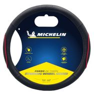 Michelin MC1003NR Premium Suni Deri Kırmızı Direksiyon Kılıfı