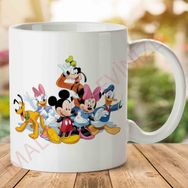 Mickey Mouse Friends Png Baskılı Kupa Bardak
