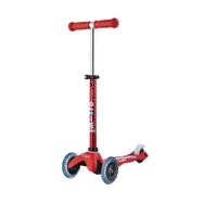 Micro MMD052 Mini Deluxe 3 Tekerlekli Işıklı Kırmızı Scooter