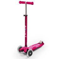 Micro MMD077 Maxi Deluxe Led 3 Tekerlekli Pembe Scooter