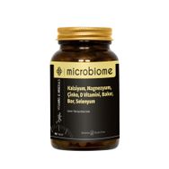 Microbiome Kalsiyum Magnezyum Çinko D Vitamini Bakır Bor Selenyum 60 Tablet