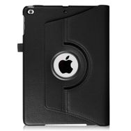 Microcase Apple iPad 2017 9.7 360 Döner Standlı Kılıf + Ekran Koruyucu Siyah