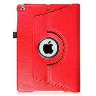 Microcase Apple iPad 2017 9.7 360 Döner Standlı Kırmızı Kılıf + Ekran Koruyucu