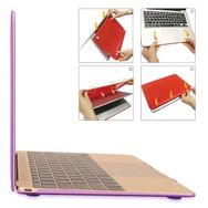 Microcase Apple Macbook Pro Retina 12" Shell Koruma Kapak Kılıf - Kırmızı