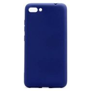 Microcase Asus Zenfone 4 ZE554KL Premium Silikon Tempered Cam + Ekran Koruyucu Lacivert Kılıf