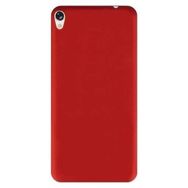 Microcase Asus Zenfone Live ZB501KL Premium Mat Silikon Tempered Cam + Kırmızı Kılıf