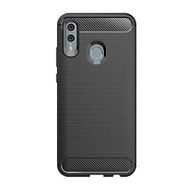 Microcase Huawei P Smart Brushed Carbon Fiber Silikon TPU Kılıf