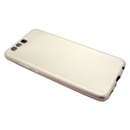 Microcase Huawei P10 Premium Silikon Tempered Cam + Koruma Altın Kılıf