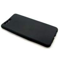 Microcase Huawei P10 Premium Silikon Tempered Cam + Koruma Siyah Kılıf