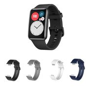 Microcase Huawei Watch Fit KY26 Siyah Silikon Kordon Kayış