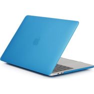 Microcase Macbook Pro 13.3 Touch Bar Shell Rubber Kapak Mavi Kılıf