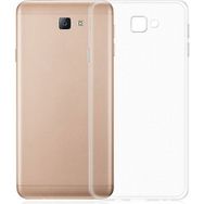 Microcase Samsung Galaxy C5 Pro İnce Silikon Tempered Glass Kılıf