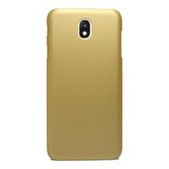 Microcase Samsung Galaxy C8 Premium Silikon Tempered Cam + Altın Kılıf