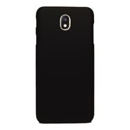 Microcase Samsung Galaxy C8 Premium Silikon Tempered Cam + Siyah Kılıf
