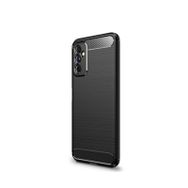 Microcase Samsung Galaxy M52 5G Brushed Silikon Siyah Cep Telefonu Kılıfı