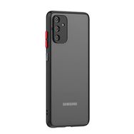 Microcase Samsung Galaxy M52 5G London Sert Buzlu Siyah Cep Telefonu Kılıfı