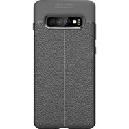 Microcase Samsung Galaxy S10 Leather Tpu Silikon Kılıf