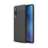 Microcase Xiaomi Mi 9 Leather Tpu Silikon Siyah Kılıf