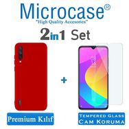 Microcase Xiaomi Mi 9 Premium Matte Kırmızı Silikon Kılıf