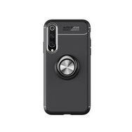 Microcase Xiaomi Mi 9 SE Focus Serisi Yüzük Standlı Siyah Silikon Kılıf