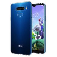 Microsonic 21192 LG Q60 Transparent Soft Beyaz Kılıf
