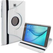 Microsonic 360 Rotating Samsung Galaxy Tab A 8.0'' T350 Beyaz Deri Tablet Kılıfı