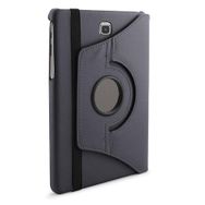 Microsonic 360 Rotating Samsung Galaxy Tab A 8.0'' T350 Siyah Deri Tablet Kılıfı