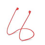 Microsonic Airpods 4.Nesil/ANC Manyetik Mıknatıslı Kulaklık İpi Kırmızı [AirPods 4 ile Uyumlu Kılıf - Kırmızı]