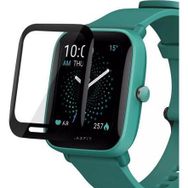 Microsonic Amazfit Bip U Pro Tam Kaplayan Nano Cam Siyah Ekran Koruyucu