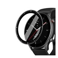 Microsonic Amazfit GTR 2e 47mm Tam Kaplayan Nano Cam Siyah Ekran Koruyucu